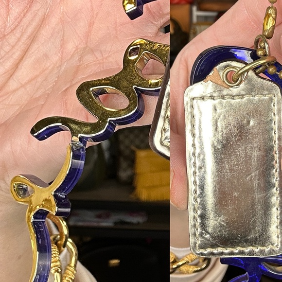 Coach Poppy Colorful Signature Tote with Gold Accents C0993-13839 - Picture 9 of 10